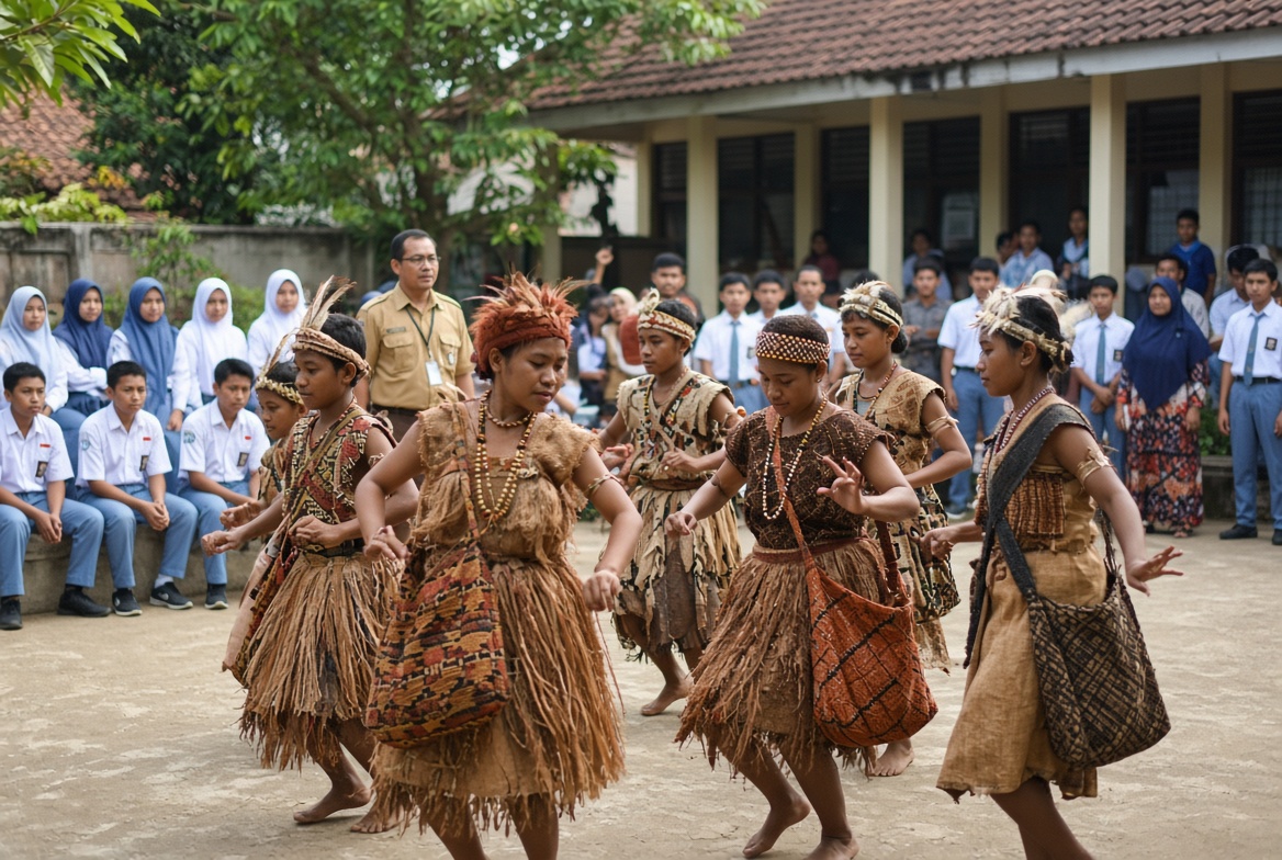 Budaya Papua di lingkungan sekolah